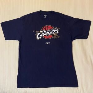 Cleveland Cavaliers Cavs Dark blue Reebok t-shirt sz L